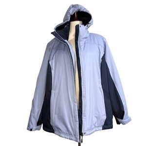❄️ Plus Size 3X St. John’s Bay Blue Thinsulate Ski Snow Jacket